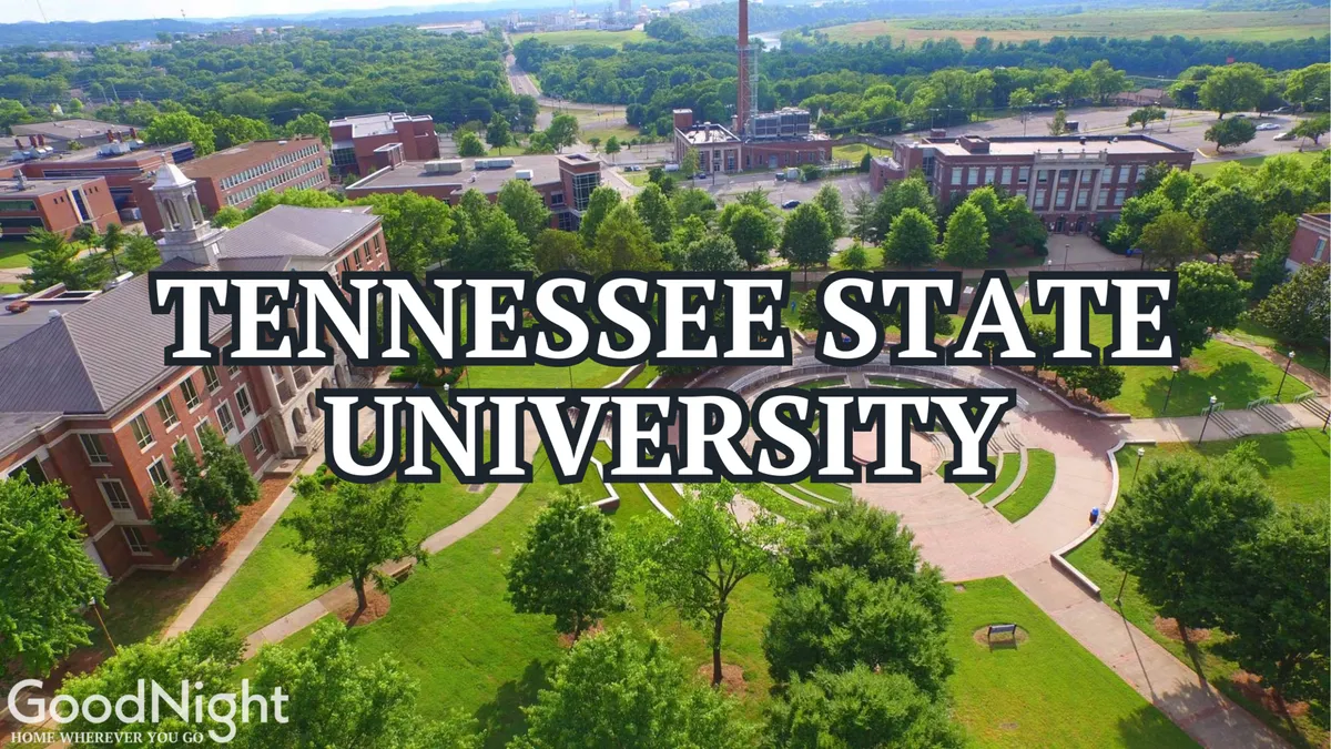 This image captures the vibrant exterior of Vanderbilt University, featuring university buildings, green spaces, walking paths, and mature trees. Students and visitors can be imagined walking or socializing in the energetic, welcoming campus environment.
